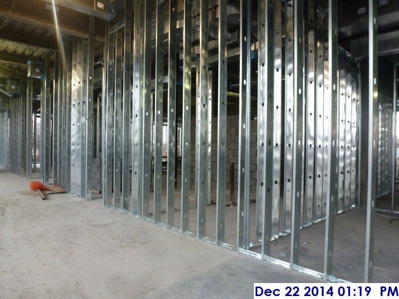 Interior metal Framing at the 3rd floor Waiting Area Facing North-West